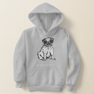 Mops-Hundsungbrille Hoodie