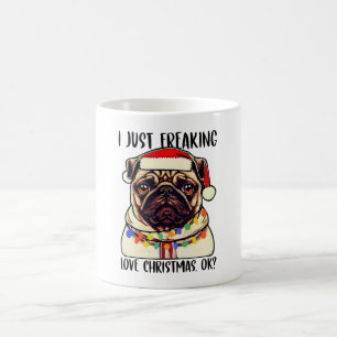 Mops I just Freeware Liebe Weihnachten Mops Liebha Kaffeetasse