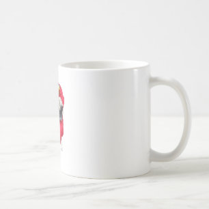 Mops im Kostüm Tasse