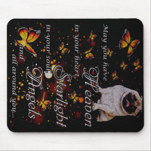 Mops in meinem Herzen, lustiger Mops Dog Lover Ges Mousepad