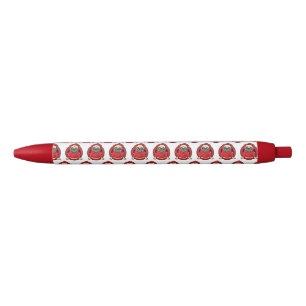 Mops in roter Kapuzenjacke Kugelschreiber