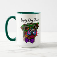 Mops in Sonnenbrille hässliche Hunde Gesicht Tasse