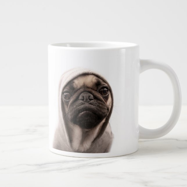Mops Jumbo-Tasse (Rechts)