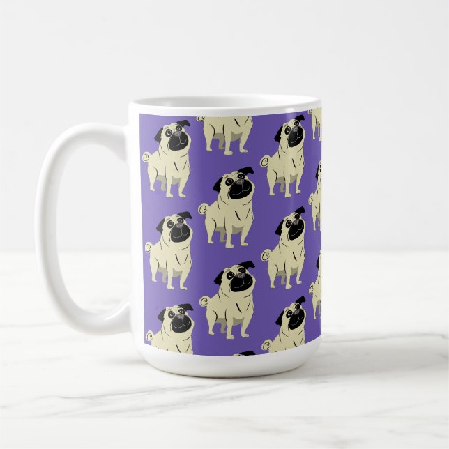 Mops Kaffeetasse (Links)