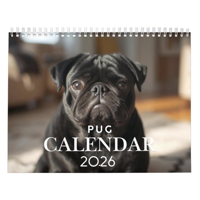 Mops-Kalender 2026 - 12-monatiger Wallfahrtskalend Kalender (Titelbild)