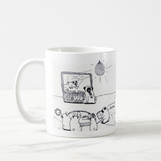 Mops-Karaoke Tasse