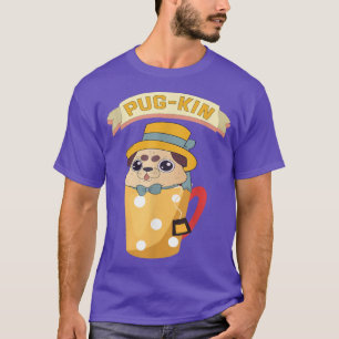Mops-kin Gewürz Latte Pastel Kawaii Hund Japanisch T-Shirt