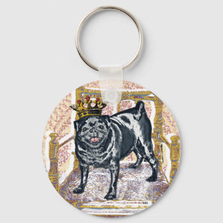 Mops King Schlüsselanhänger