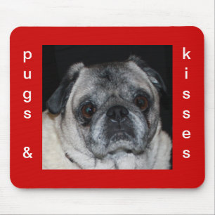 Mops & Kisses Mousepad