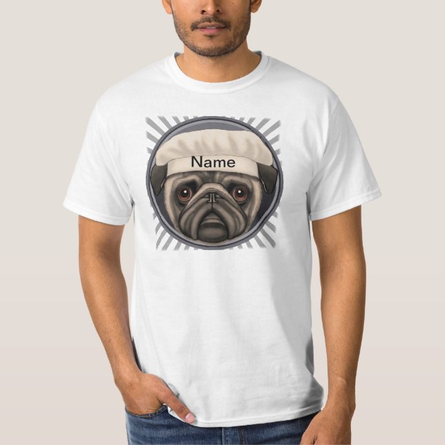 Mops Koch T - Shirt (Vorderseite)