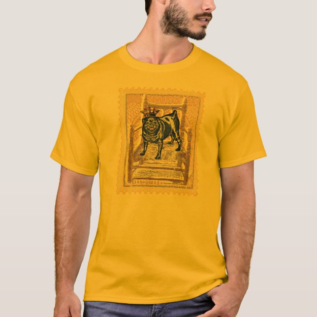 Mops-König T-Shirt (Vorderseite)