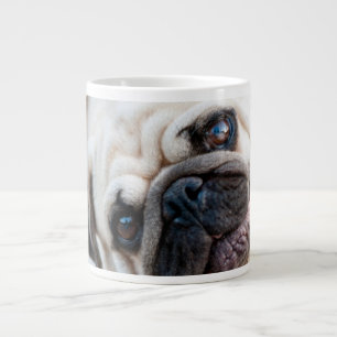 Mops-Kopfneigung Jumbo-Tasse
