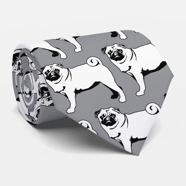 Mops Krawatte (Gerollt)