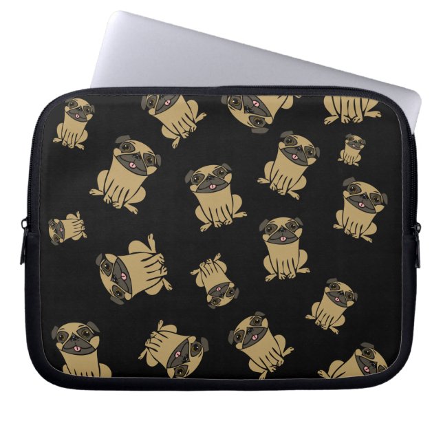 Mops! Laptopschutzhülle (Vorderseite)