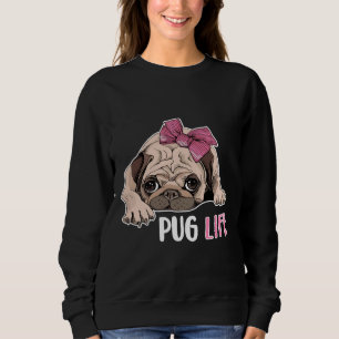 Mops Leben , Funny Mops , Mops Hund , Mops Geschen Sweatshirt