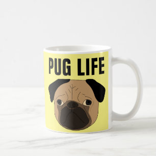 MOPS-LEBEN, lustige Mopshundkaffee-Tassen Tasse