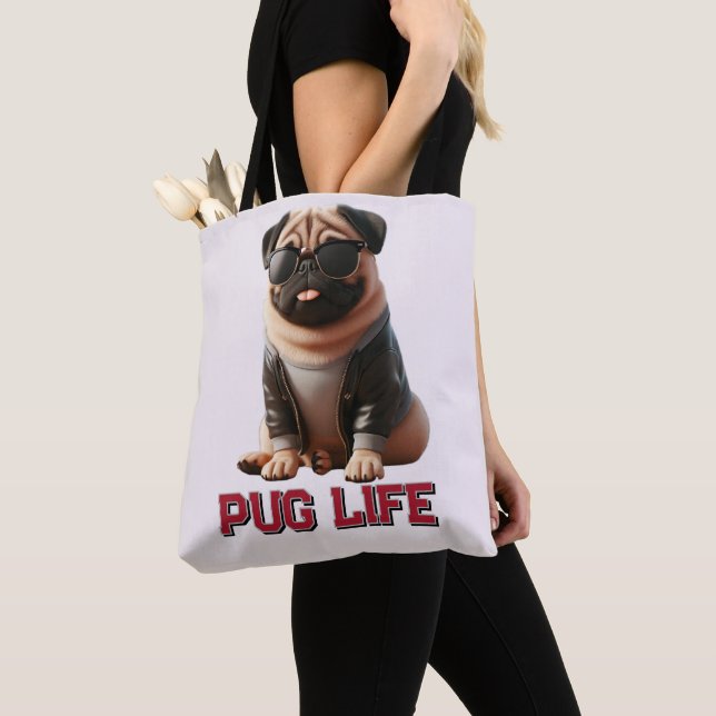 Mops Leben Süßer Mops Hund (Von Nahem)