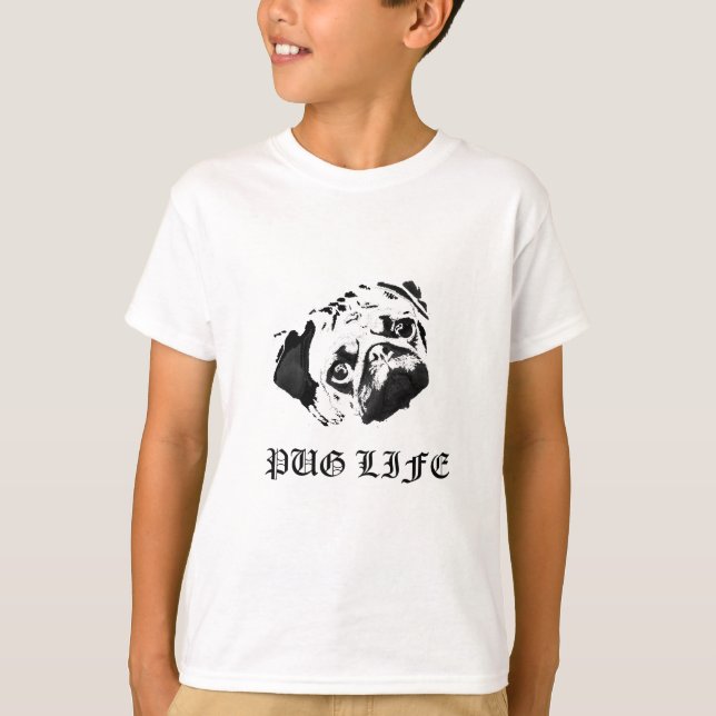 Mops-Leben T-Shirt (Vorderseite)