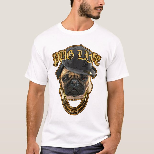 Mops-Leben T-Shirt (Vorderseite)