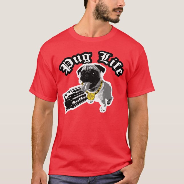 Mops-Leben-T - Shirt (Vorderseite)