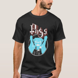 Mops Liebe Hund Tiervaporware Retro Halloween T-Shirt