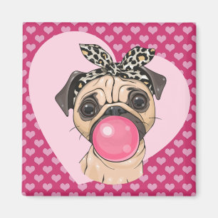 Mops Liebe Magnet