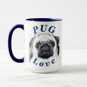 "MOPS Liebe-" niedlichstes Welpen-Geschenk für si Tasse