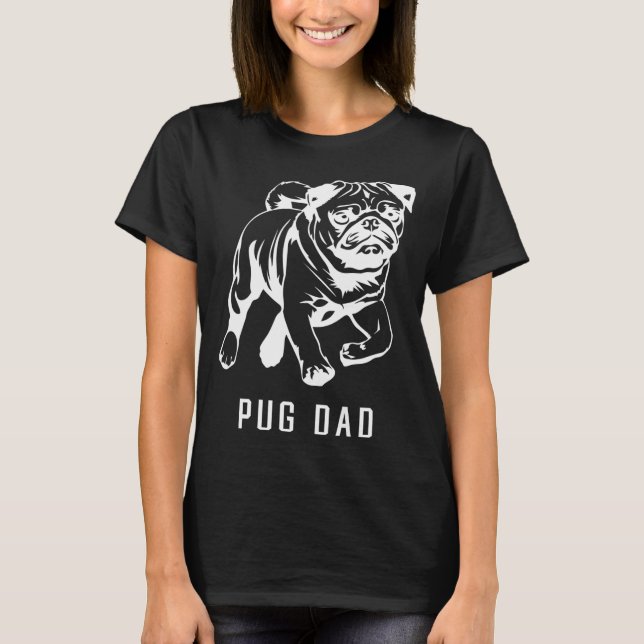 Mops Liebe T-Shirt (Vorderseite)