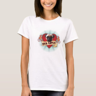 Mops-Liebe T-Shirt