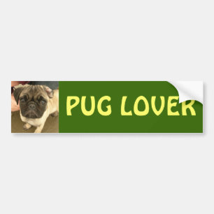 MOPS-LIEBHABER-Autoaufkleber Autoaufkleber