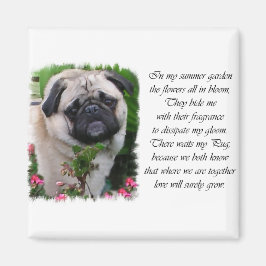 Mops Liebhaber Geschenke Magnet