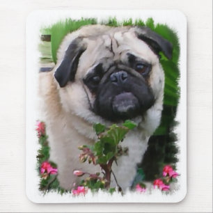 Mops Liebhaber Geschenke Mousepad