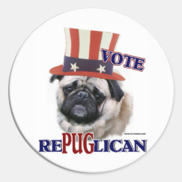 Mops Liebhaber Geschenke Runder Aufkleber