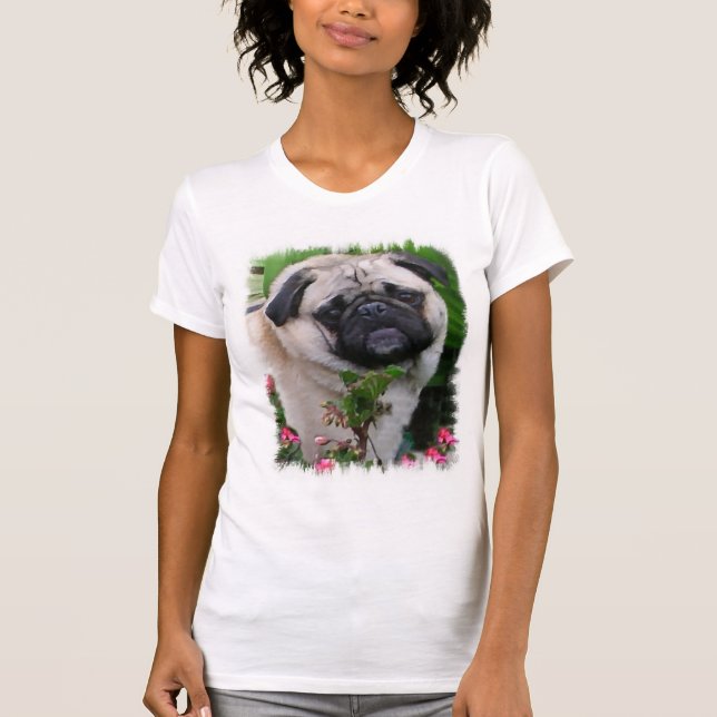 Mops Liebhaber Geschenke T-Shirt (Vorderseite)