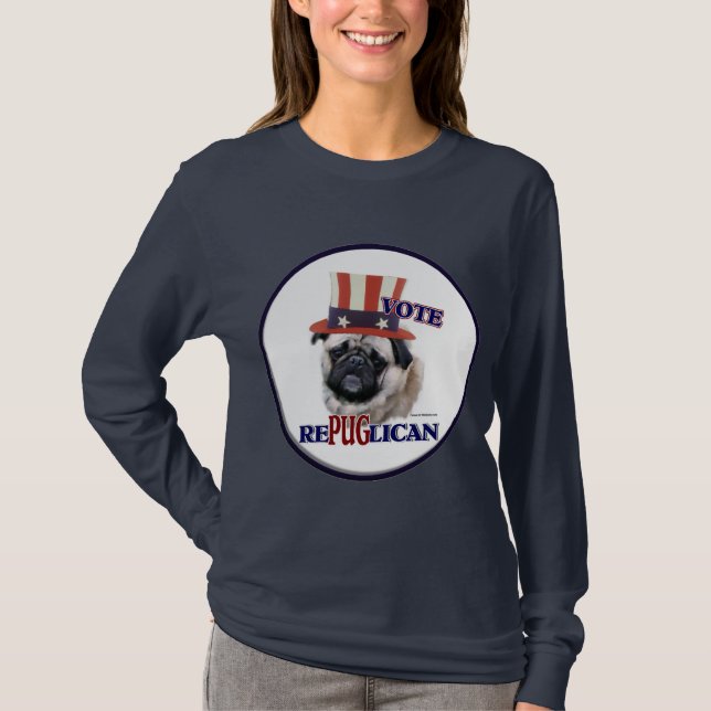 Mops Liebhaber Geschenke T-Shirt (Vorderseite)
