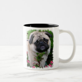 Mops Liebhaber Geschenke Zweifarbige Tasse