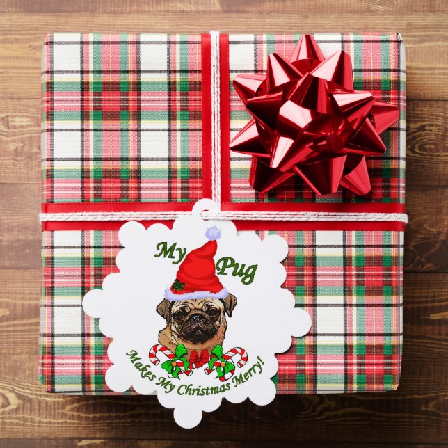 Mops Liebhaber Weihnachtsgeschenke Ornament Karte (Insitu (Geschenk))