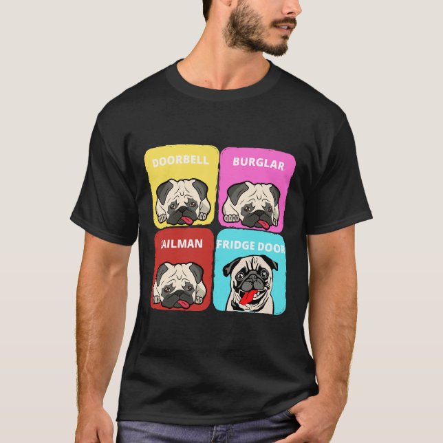 Mops liebt dich _ Klingel Essential 449 T-Shirt (Vorderseite)