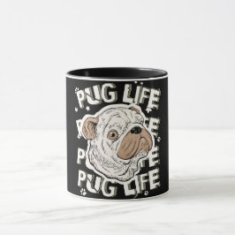 Mops Life Animal Dog Tasse