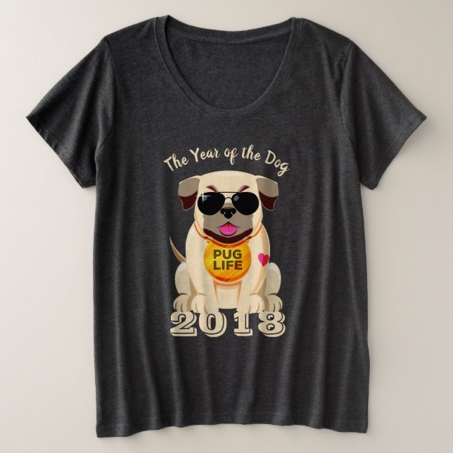Mops Life benutzerdefinierte Shirts & Jacken (Design vorne)