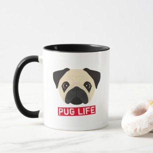 Mops Life Coffee Tasse