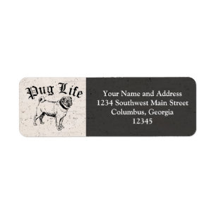 Mops Life Funny Dog Gangster