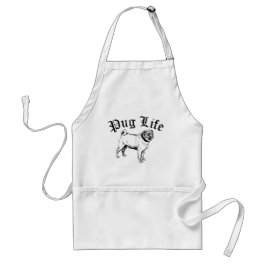 Mops Life Funny Dog Gangster Schürze
