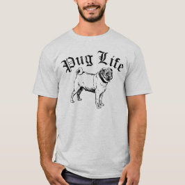 Mops Life Funny Dog Gangster T-Shirt