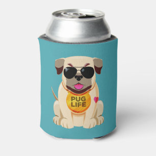 Mops Life individuelle Name & Color können kühle Dosenkühler