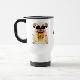 Mops Life individuelle Name Tasse