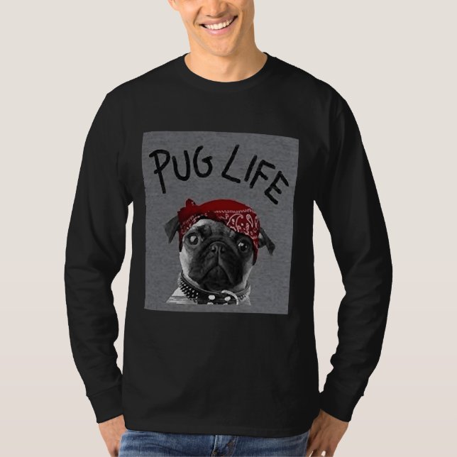 Mops Life Items Klassischer T - Shirt 782 (Vorderseite)