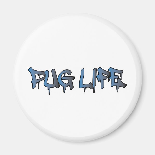 Mops Life Magnet (Vorne)