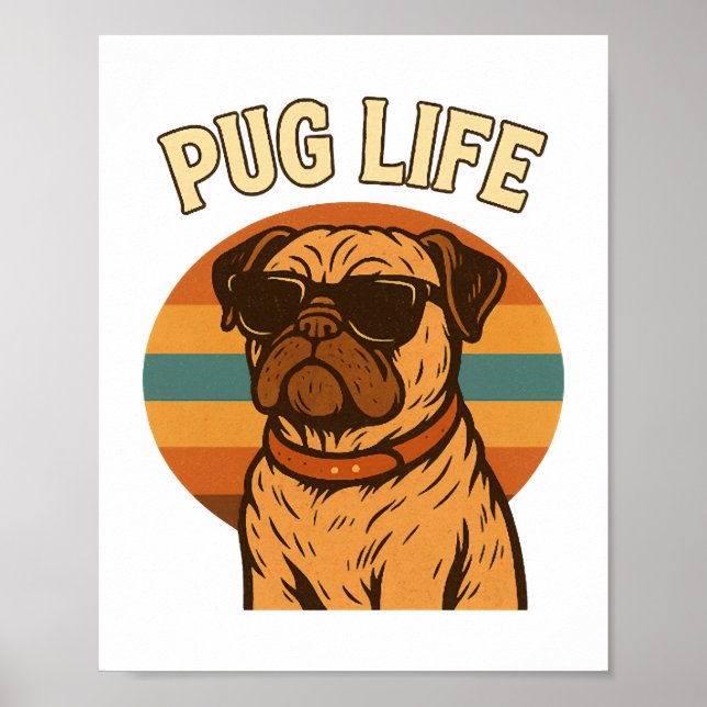 Mops Life Poster (Vorne)