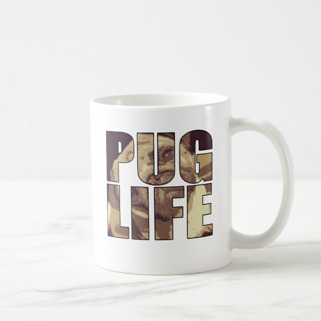 Mops Life Tasse (Rechts)